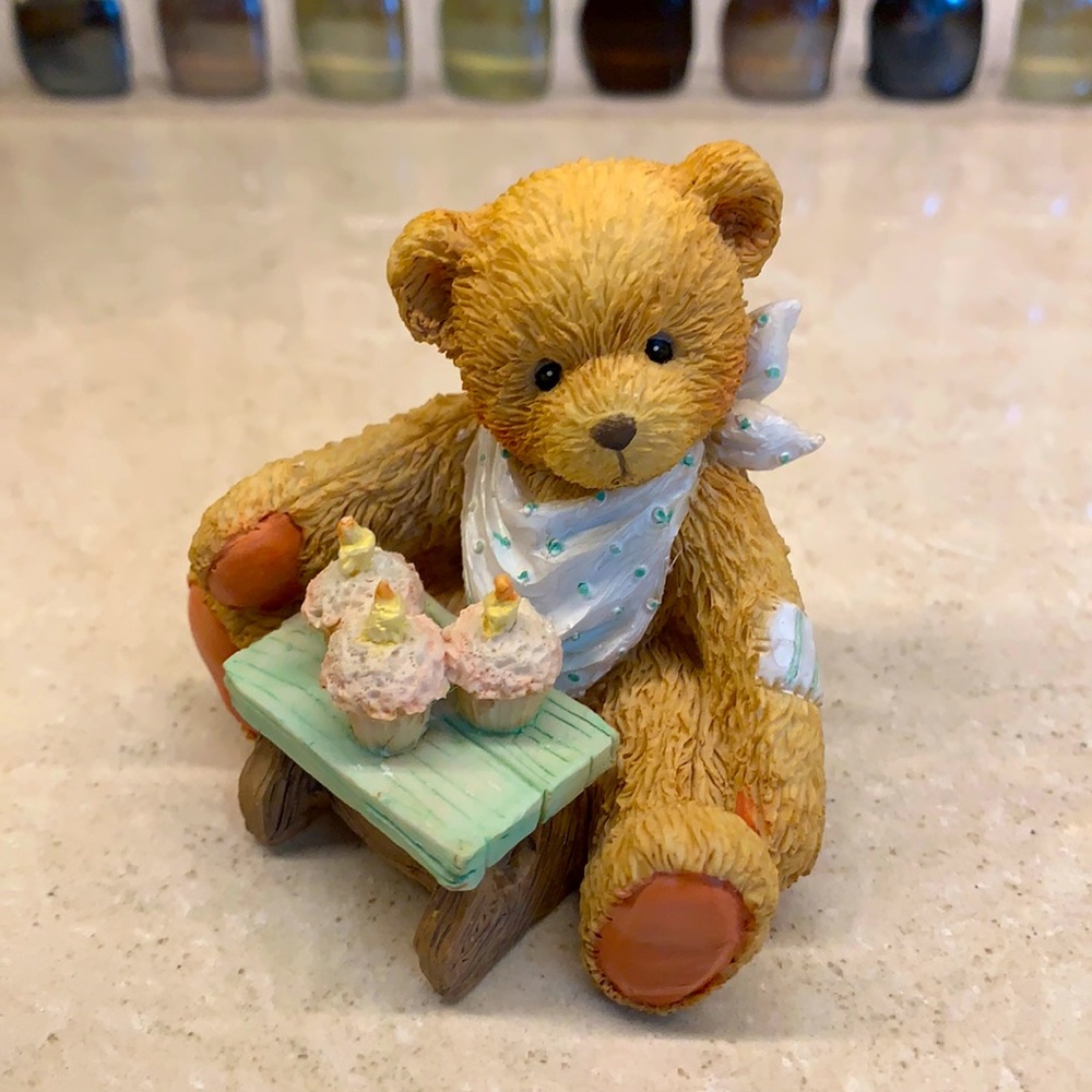 Cherished Teddies “Three Cheers For You” 3 year